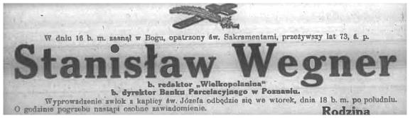 Nekrolog od rodziny